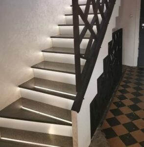 Püspöki Lépcső gipszbeton lépcső (gipszlépcső) – Brandenburg